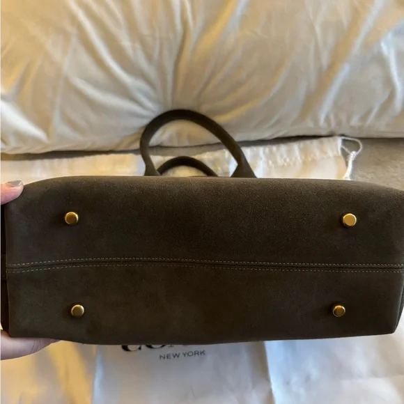 Coach Empire 28 Olive Green Suede - Picture 9 of 15